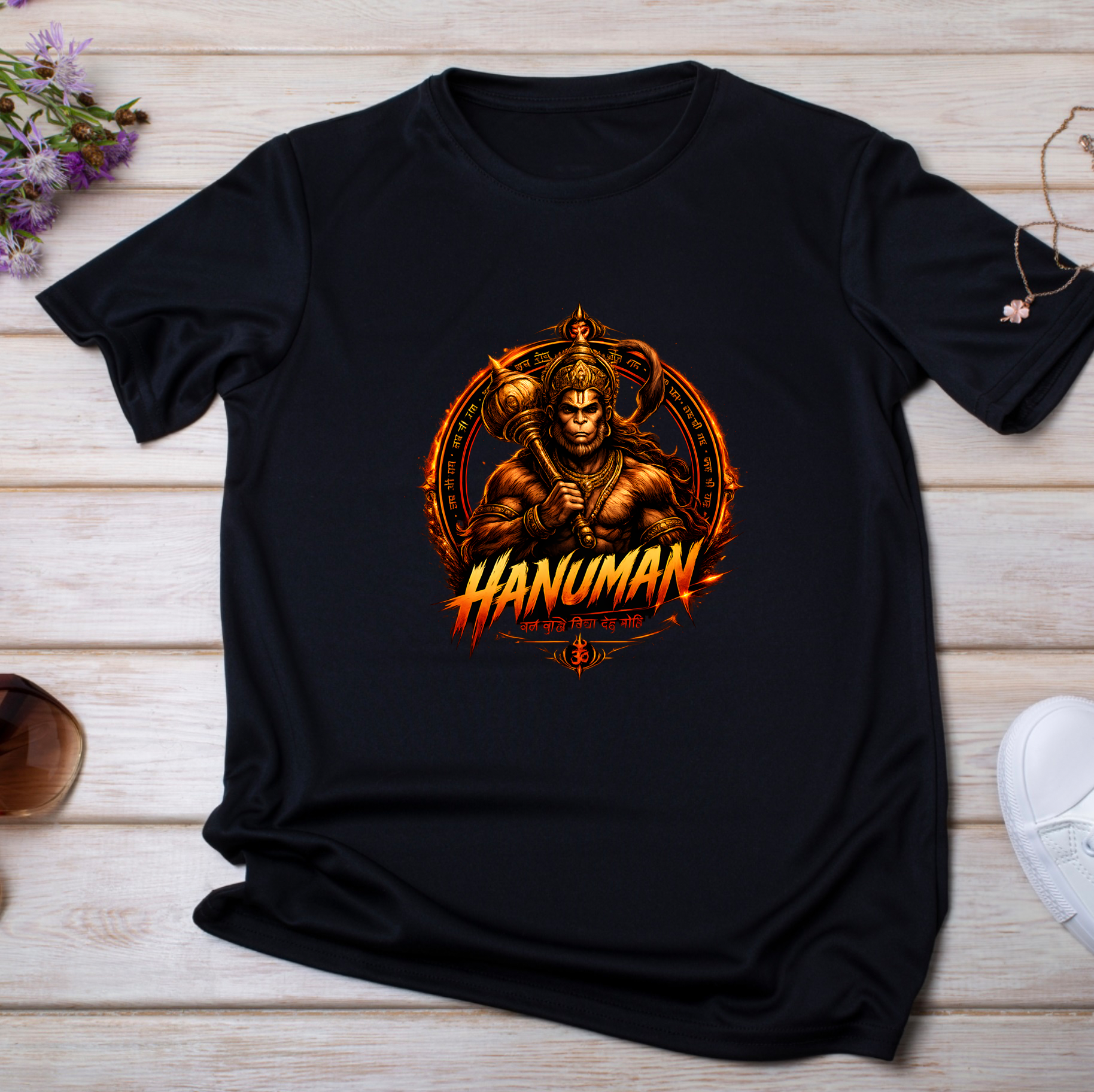 Hanuman Divine Power Graphic T-Shirt