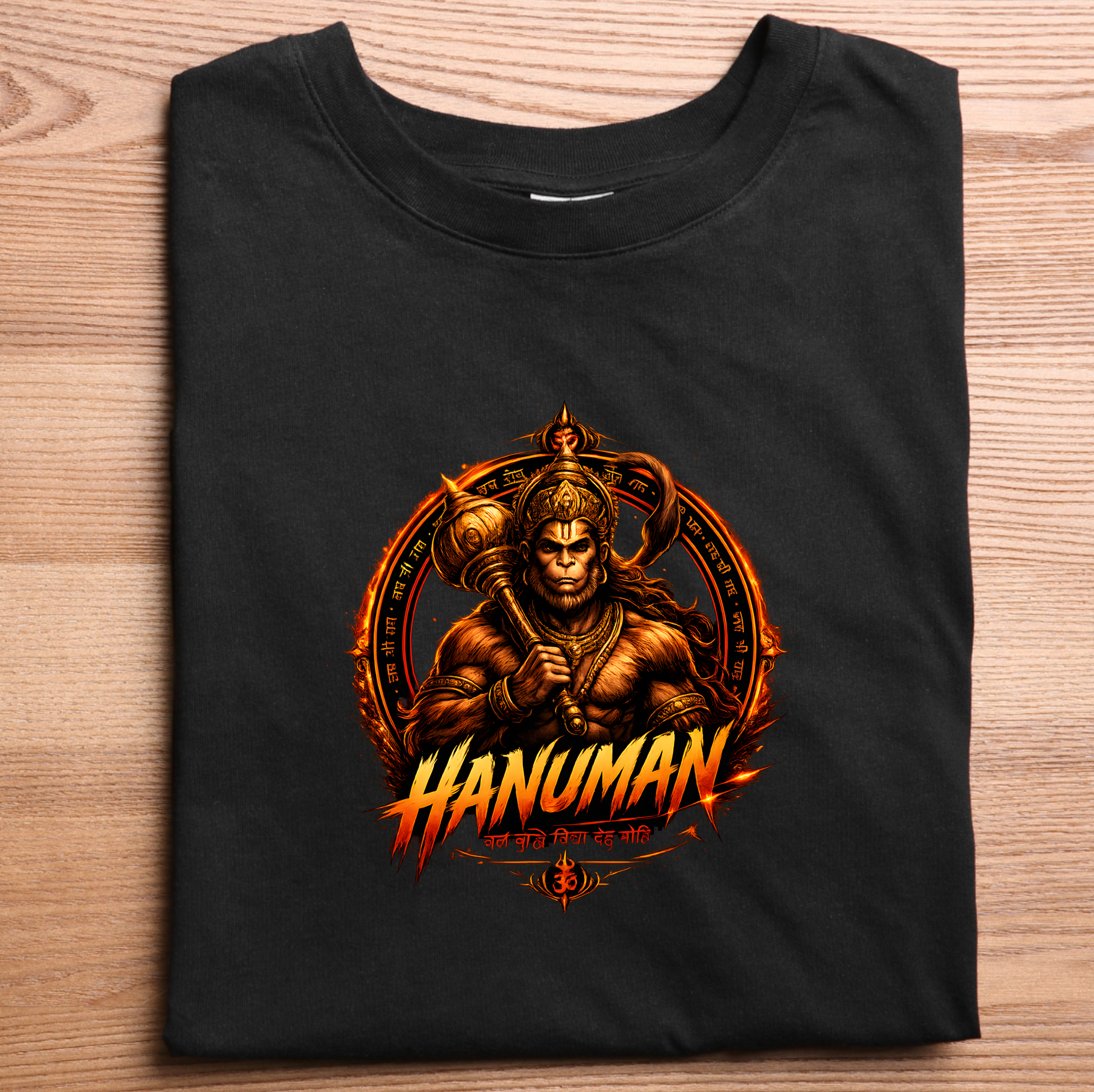 Hanuman Divine Power Graphic T-Shirt